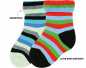Preview: RS Harmony Kuschelsocken bunte Streifen | Blau-Schwarz